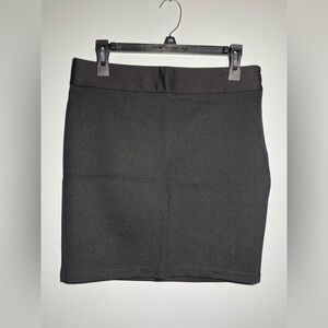 INC International Concepts Black Mini Pencil Skirt